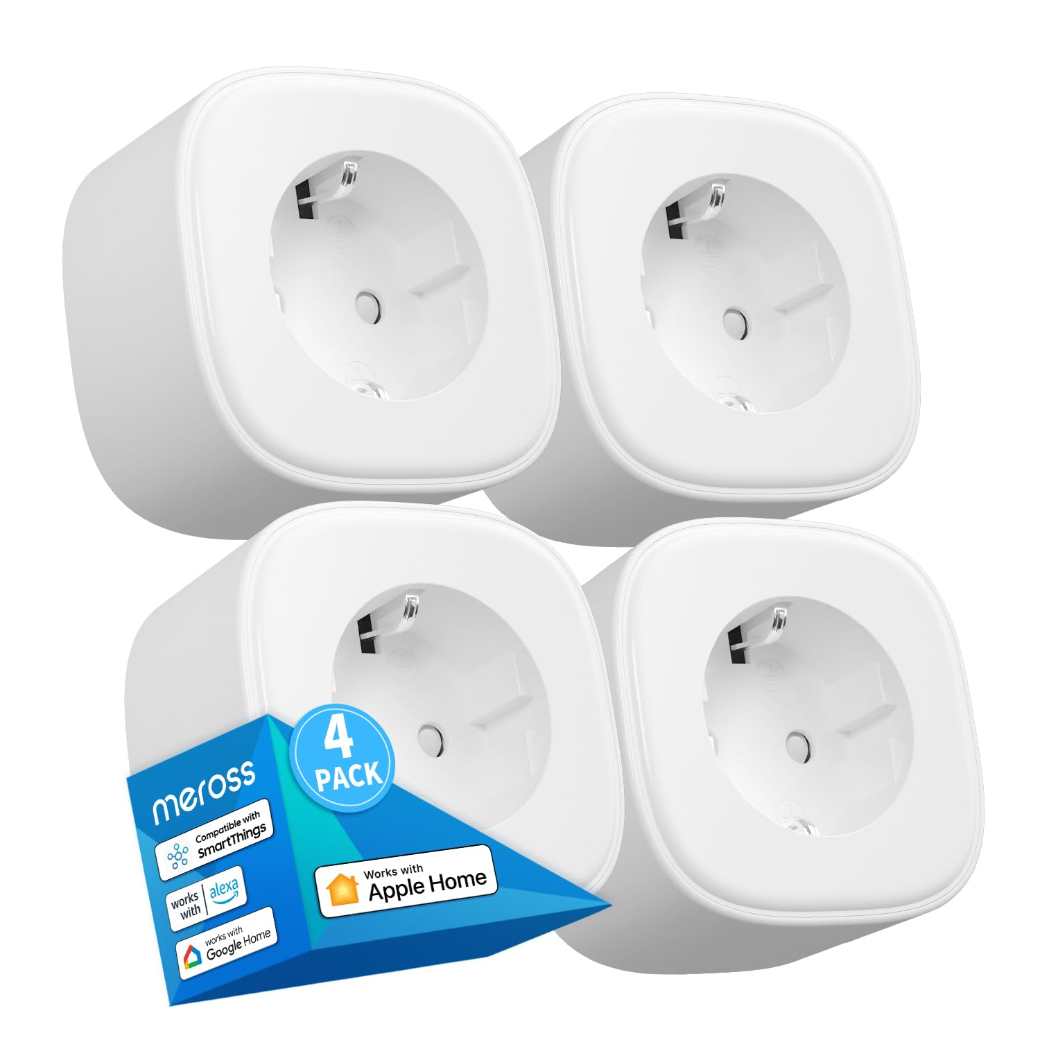 Meross Smart Plug 4-Pack with Apple HomeKit Support