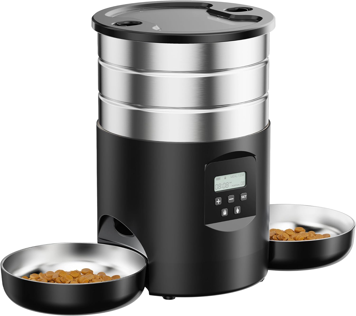 Automatic Cat Feeder (2 Bowls, 5L Capacity)