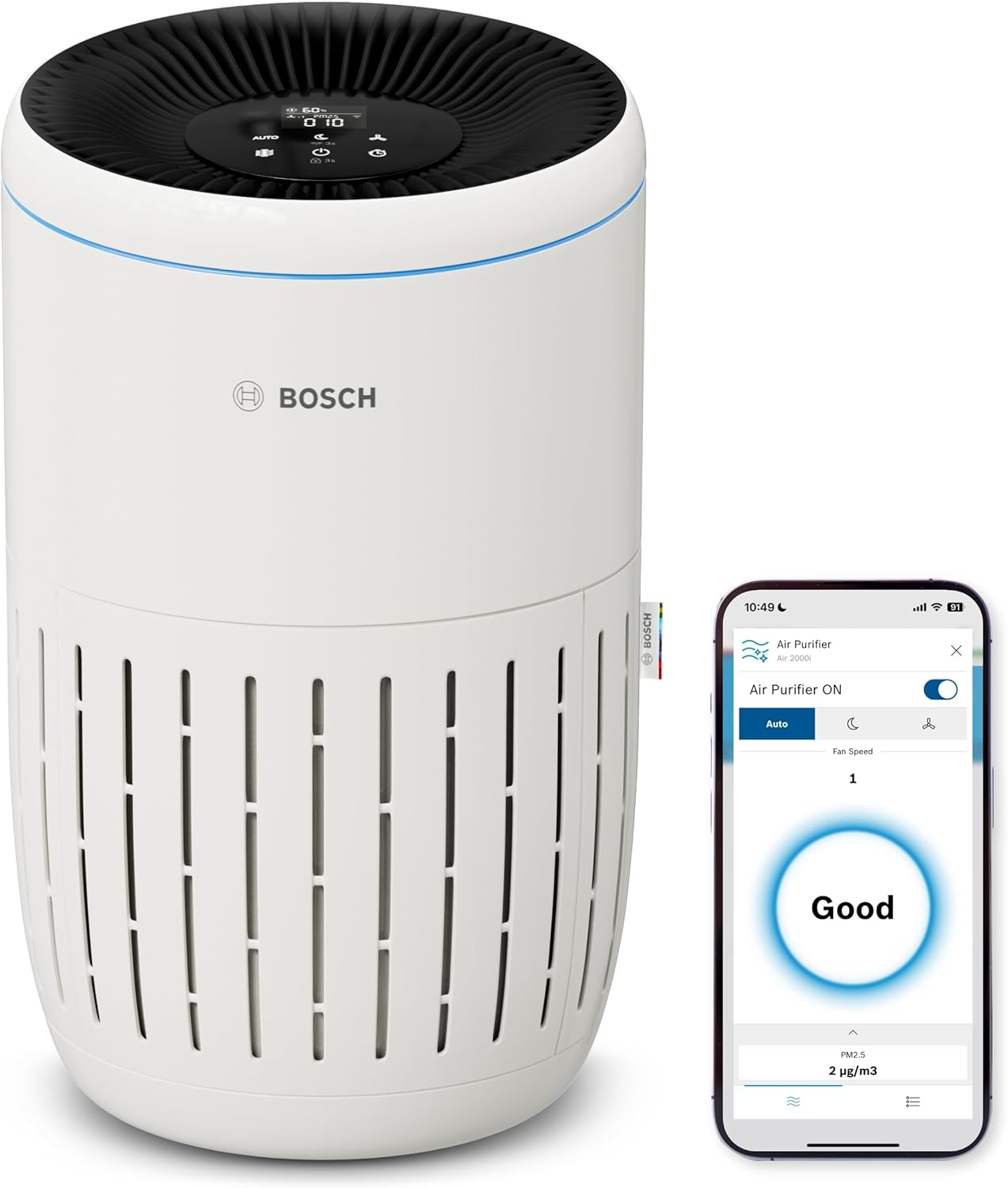 Bosch Air 2000i app-controlled air purifier